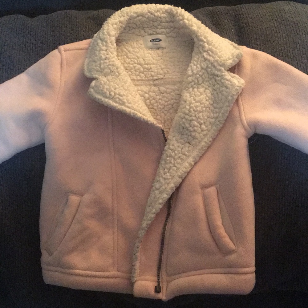 Girls fleece/Sherpa coat.